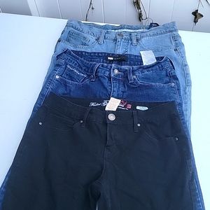 3 Girls Jeans bundle lot (Faded Glory & Levis)Size 8, nice and clean as pictured
